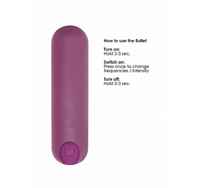 10 Speed Rechargeable Bullet - Purple